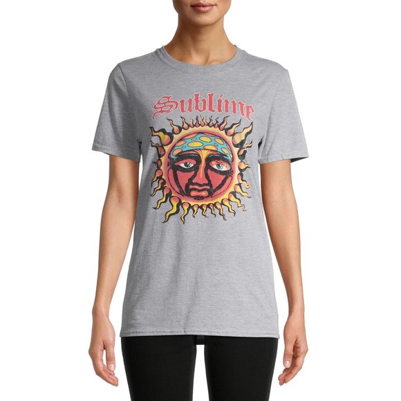 Sublime Stamp Logo ska punk rock Boyfriend Official T-Shirt XL NWT - Picture 1 of 4